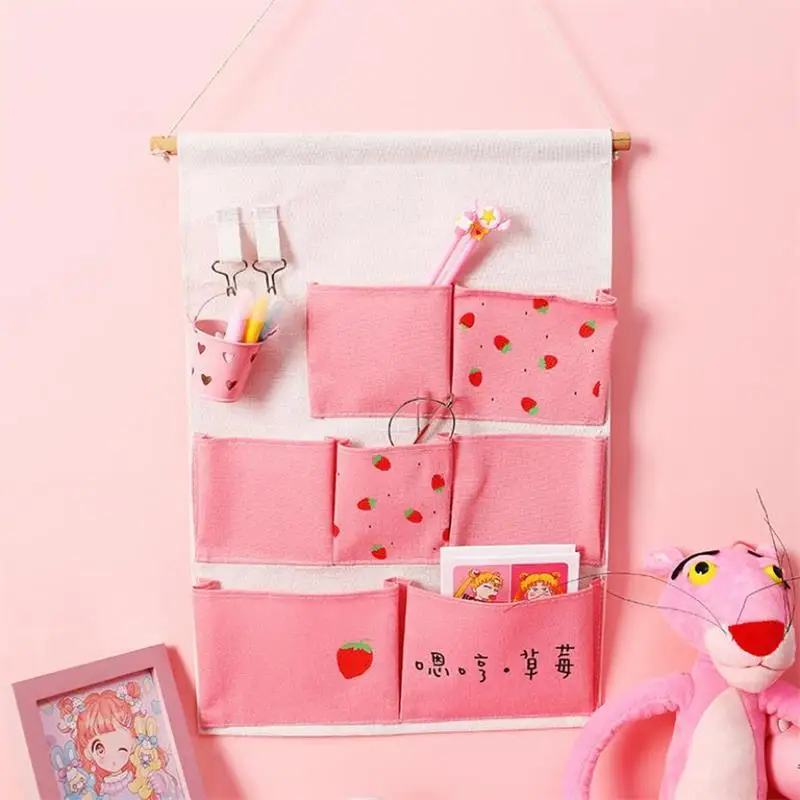 Милая настенная сумка для хранения многослойный настенный дверной подвесной