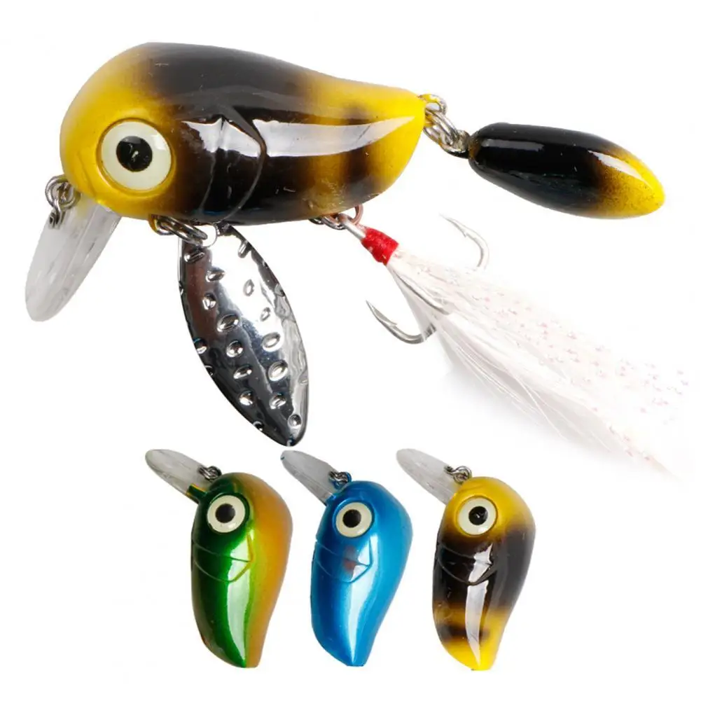 

Multi Color Simple Deep Dive Sinking Fake Bait Plastic Fishing Lure Double Section for Fishing