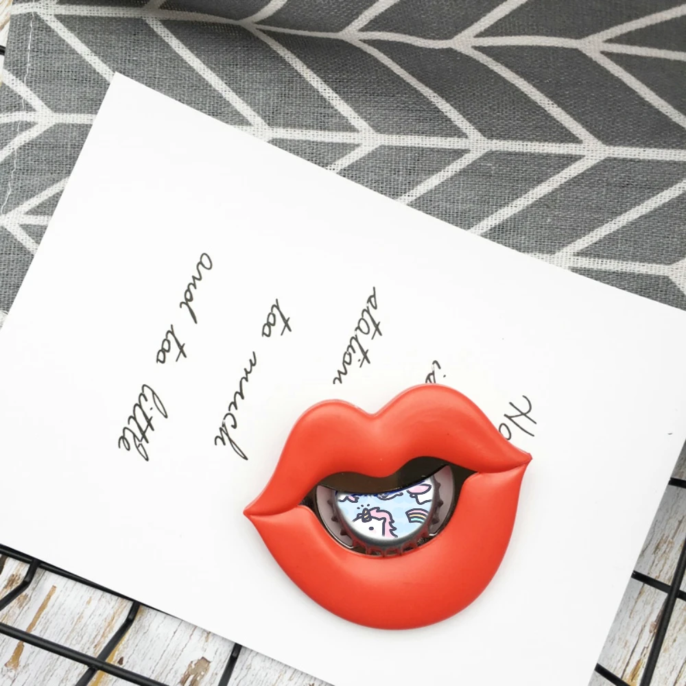 Marilyn Monroe Lips-Opener Beer Bottle Opener Fridge magnet Rubber Coated Stainless Steel. | Дом и сад