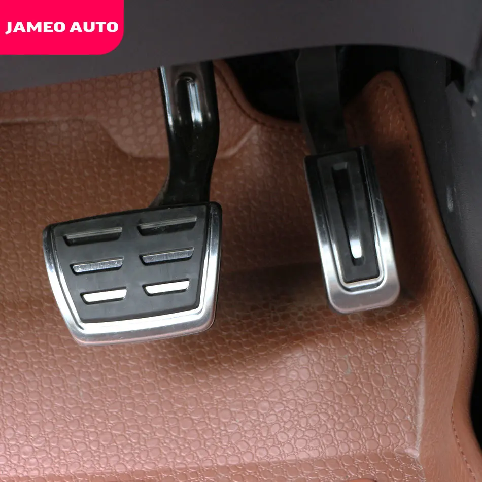 Jameo Авто сцепления газа педали тормоза чехол для Volkswagen VW Polo Bora Lavida Golf MK4 Santana Jetta Skoda