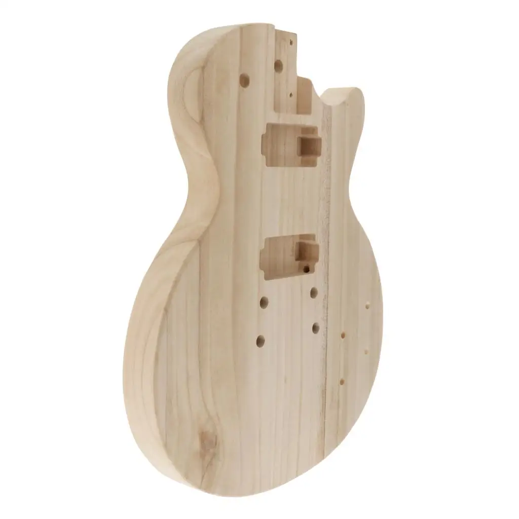 diy feine unfinished gitarre körper leere holz gitarre handarbeit passt für st elektrische gitarre zubehör free global shipping