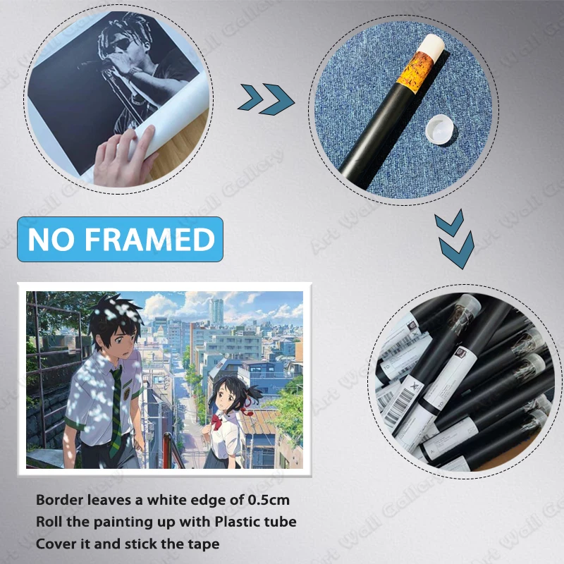 Картина на холсте аниме Yaoi настенный плакат и печать домашний декор декоративные