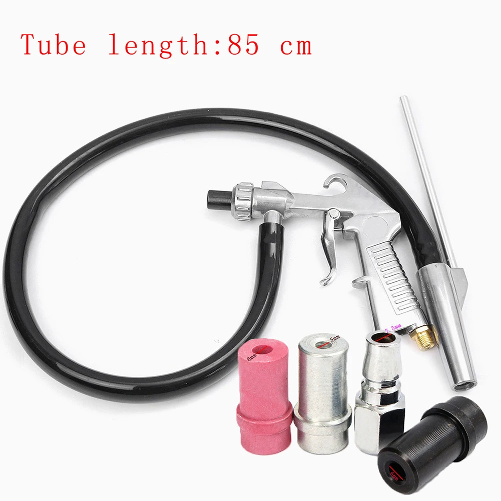 Handheld Pneumatic Sandblaster Sandblasting Spray Gun with Nozzles Anti-rust Sand Blasting Abrasive Power Tools Kit | Инструменты
