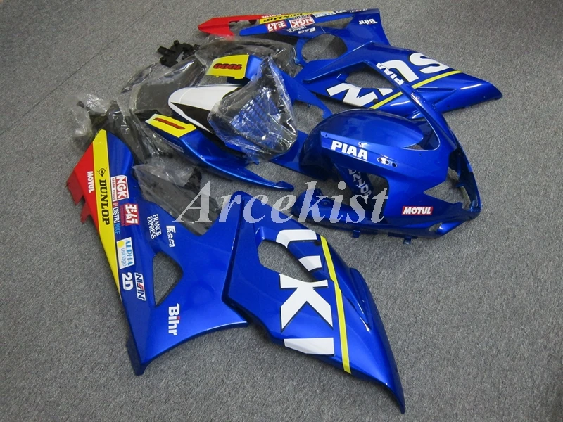 

Injection New ABS Motorcycle Fairings kit Fit for Suzuki GSX-R1000 K5 2005 2006 05 06 Bodywork set Custom blue white