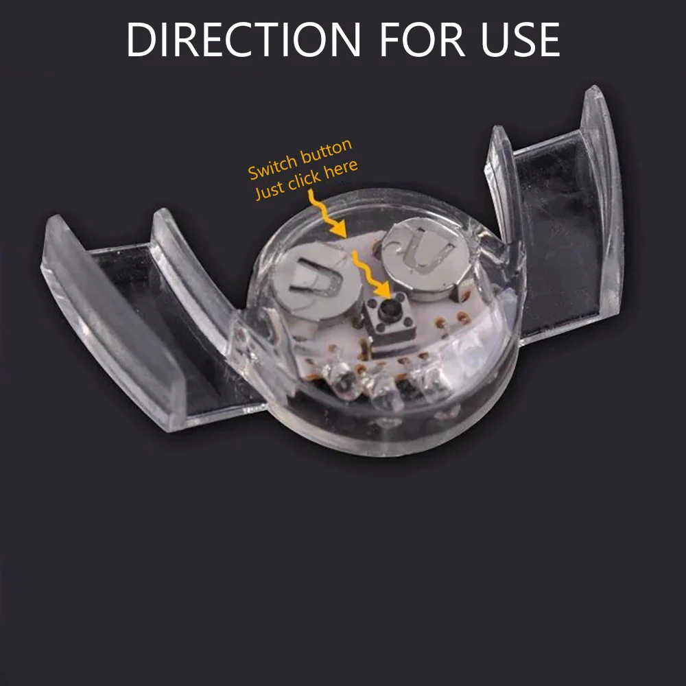 Новинка игрушки для розыгрыша Хэллоуин светодиодные мигающие зубы рот брекеты