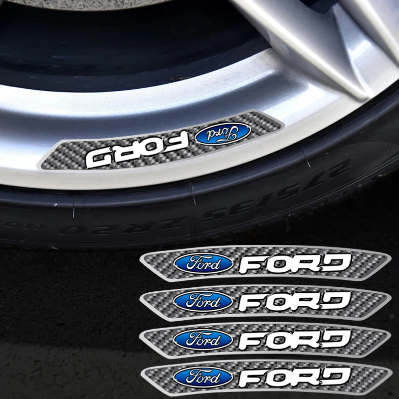 

Car Sticker Auto Wheel Rims Wheel Hub Decal Decoration for Ford Focus 2 3 MK6 Mondeo MK4 C-max Fiesta Mk5 2007 2008 2009 2010