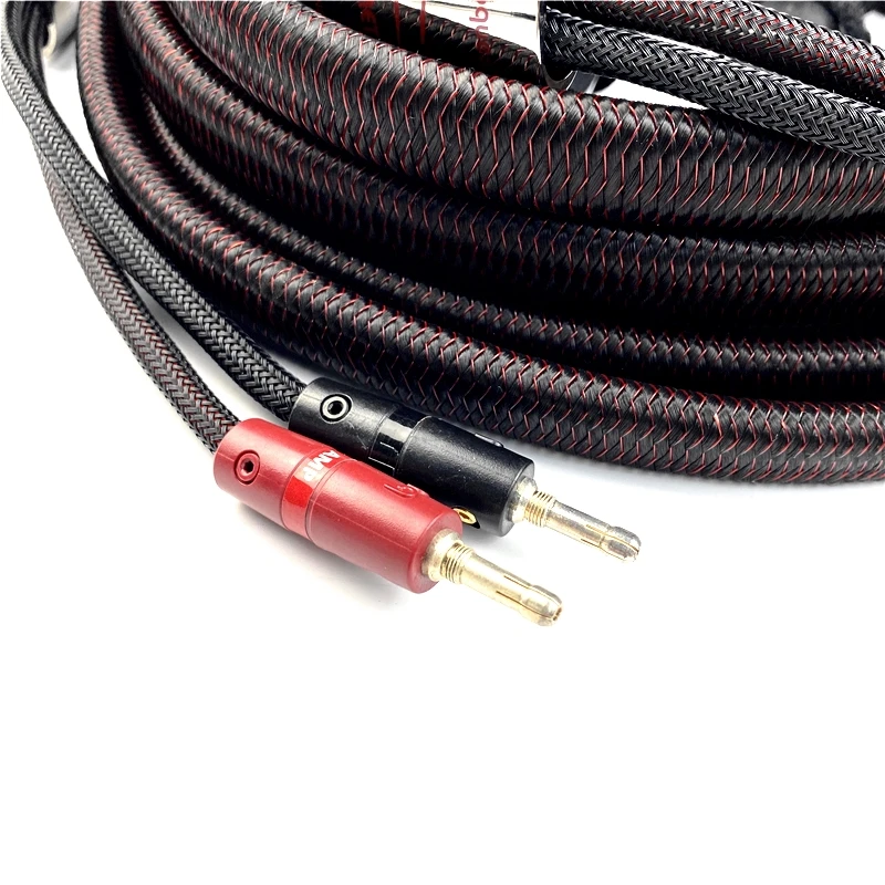 Кабель для динамика HiFi Comet - DOUBLE-STAR-QUAD 72V DBS аудиокабель с вилкой типа банан |