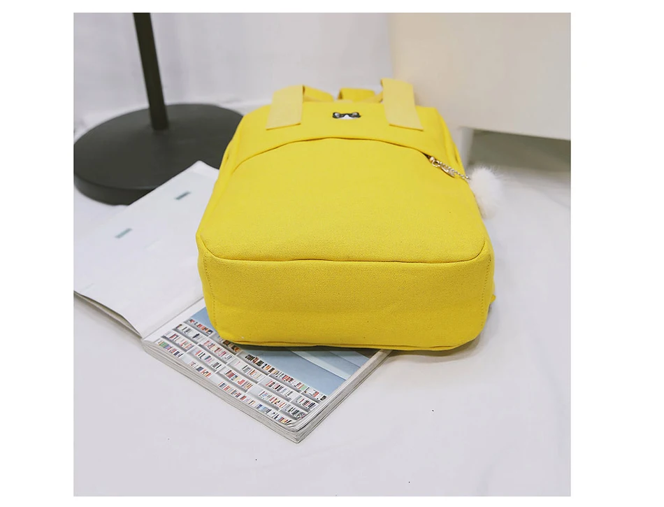 TTOU, японский и корейский стиль, Harajuku, милый, вышивка, кошка, корона, холст, рюкзак, прекрасный, консервативный стиль, ранец, школьная сумка для девочек