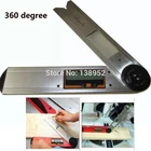 Угломер с углом поворота 360 градусов измеритель скоса цифровой транспортир Инклинометр линейка скользящий деревянный транспортир T-образная