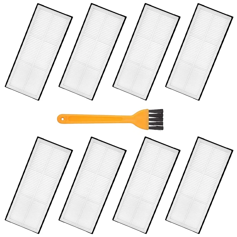 

Replacement of Filter Parts, Suitable for Roborock Mi S7 T7S T7S Plus Robot Vacuum Cleaner, 8 Filters, 1 Cleaner Brush