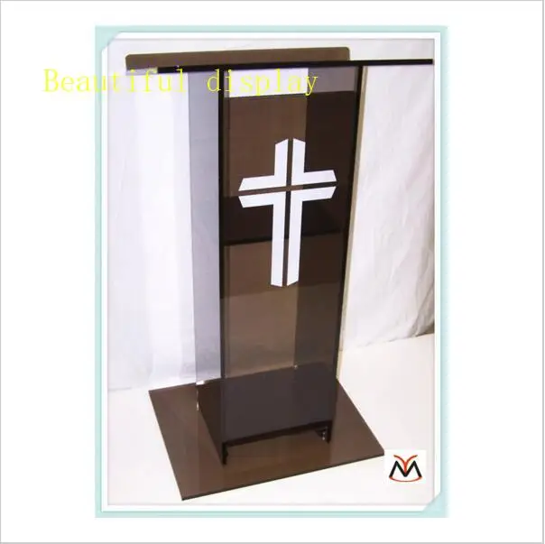 

FREE SHIPPING Popular transparent knockdown acrylic lectern for church