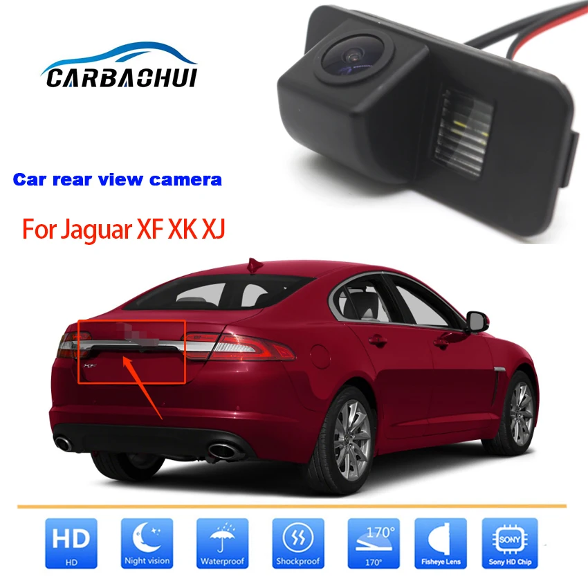 Car Parking Rear View Camera For Jaguar XF XK XJ 2012 2013 2014 CCD Full HD Rear View Back Up Reverse Parking Camera Waterproof