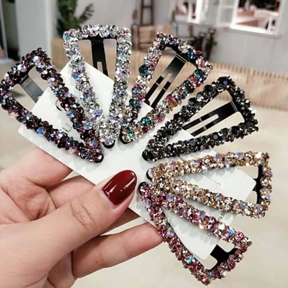 Заколка краб женская с искусственным жемчугом Модный зажим для волос