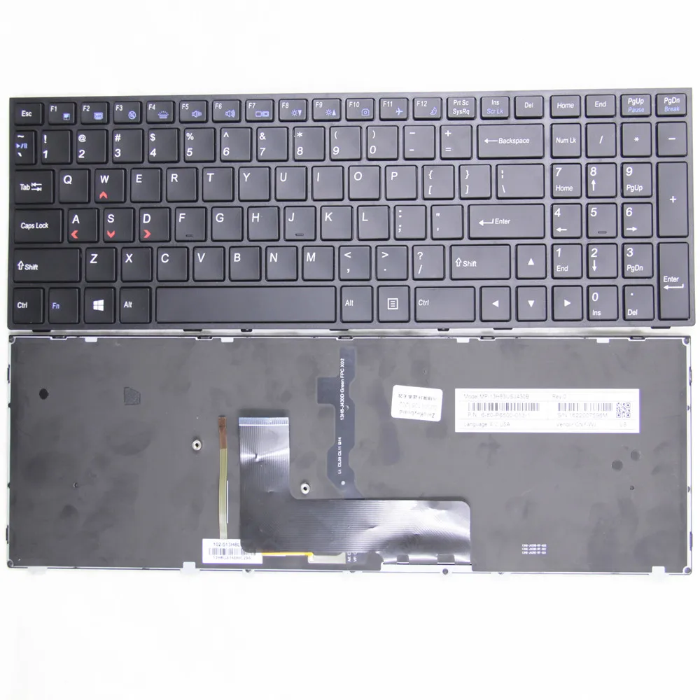 Новый оригинальный RGB US клавиатура с подсветкой для CLEVO P651 P650RS P670RS P655 P671 P671SG P671RP6-G