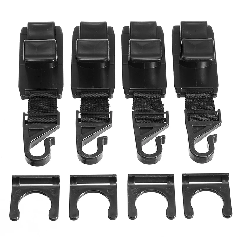 Хит продаж новинка 4 шт. АБС пластик крючок для хранения на заднем сиденье