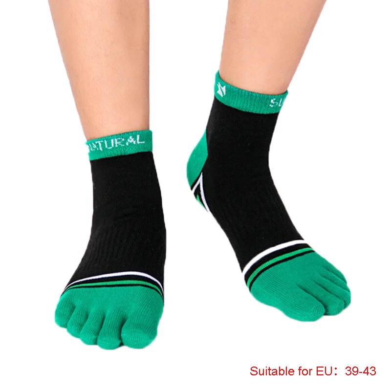 

For Men Women 1Pair Socks For Men Women Sports Running Five Finger Toe Socks Soft Cotton Blend Casual Socks Size 39-43