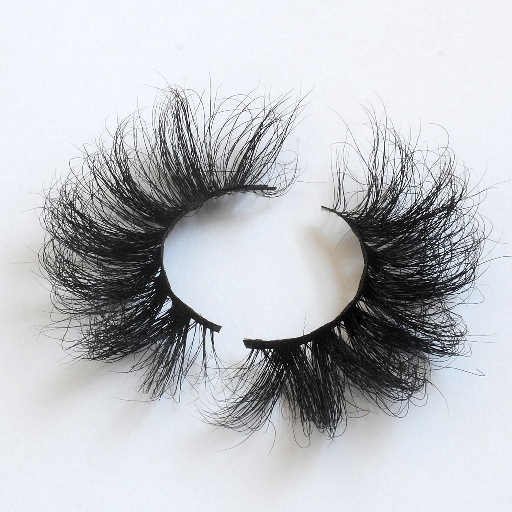 25 мм длинные Многоразовые 3D норковые ресницы ручной работы большой