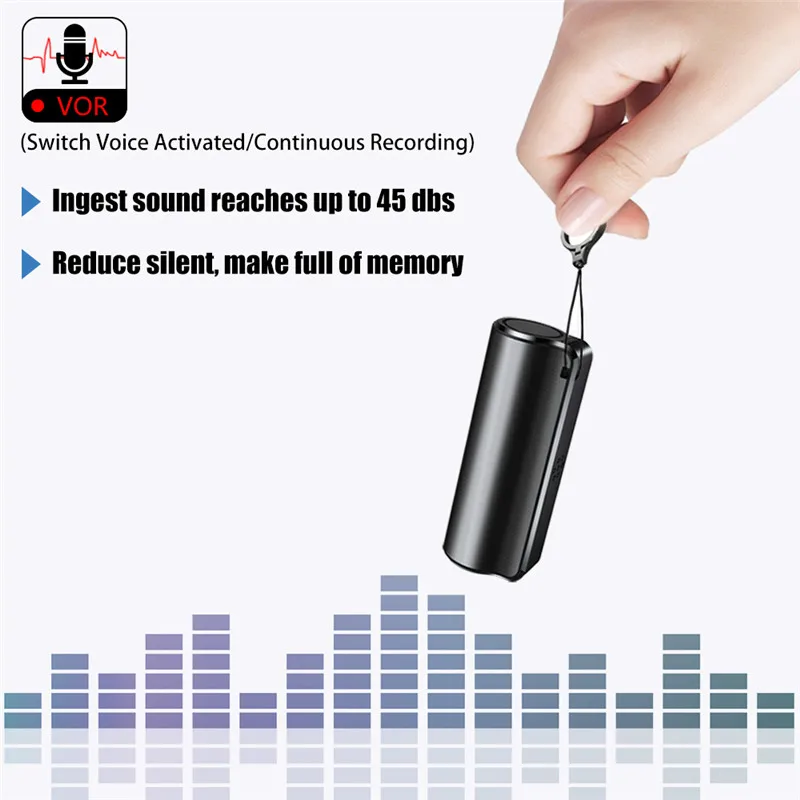 QZT Mini Voice Activated Recorder Small Dictaphone Digital Audio Micro USB MP3 Player Sound Professional | Электроника