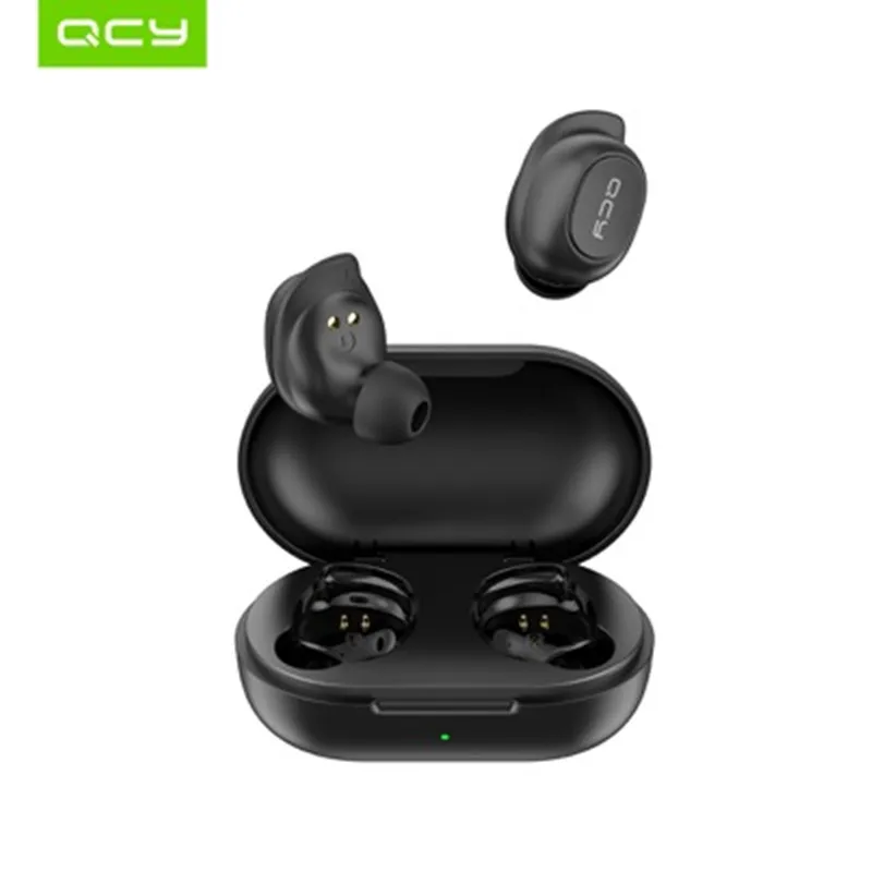 2020 Newest QCY T9S TWS Mini Bluetooth Headphones Earphones Stereo Wireless Earbuds With Exclusive APP Available | Электроника