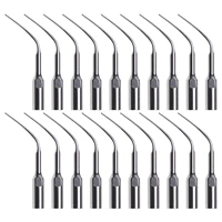 20pcs dtesatelec style pd4 dental ultrasonic scaler scaling perio tips for handpieces