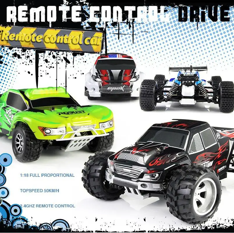 

WL A959/969/979/949 High-speed Four-wheel Drive Remote Control Car Electric Competitive Off-road Vehicle RC Toy Car