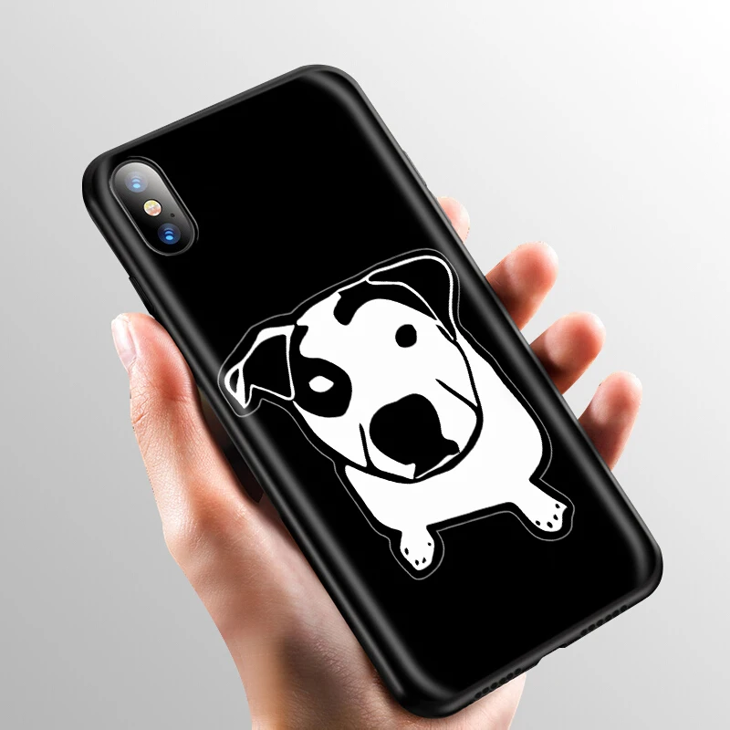 Мягкий силиконовый чехол YIMAOC Pit Bull Pitbull для iPhone 12 Mini 11 Pro XS Max XR X 8 7 6 6S Plus 5 5S SE |