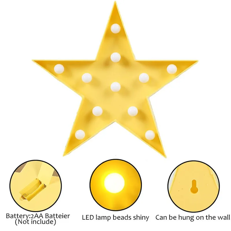 

Creative LED Night Lights Lovely Star Moon Cloud Lamp Kids Gift Toy Baby Children Bedroom Decoration Wall Light Indoor Lighting