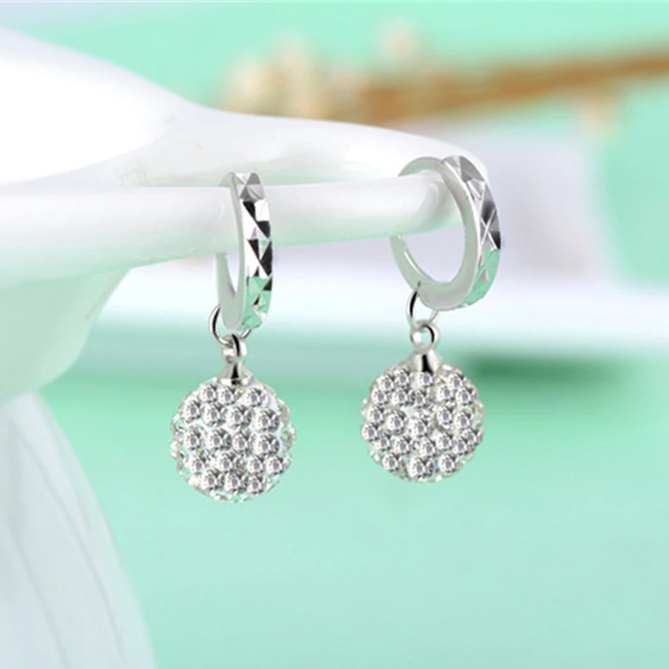 Женские серьги с кристаллами модные ювелирные изделия Стразы подарок для женщин