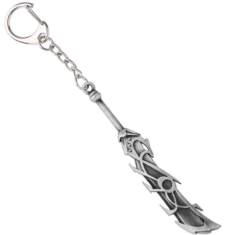 Игры World of WarCrafts брелок король-Лих Frostmourne меч топор-Нож Оружие кинжал металлические фигурки брелок ювелирные изделия для фанатов - Цвет: World of Warcraft 6
