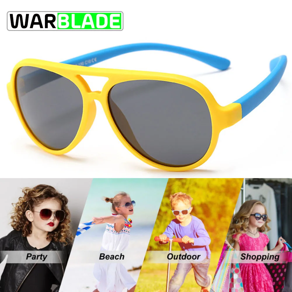 Очки солнцезащитные Детские поляризационные в резиновой оправе | Спорт и