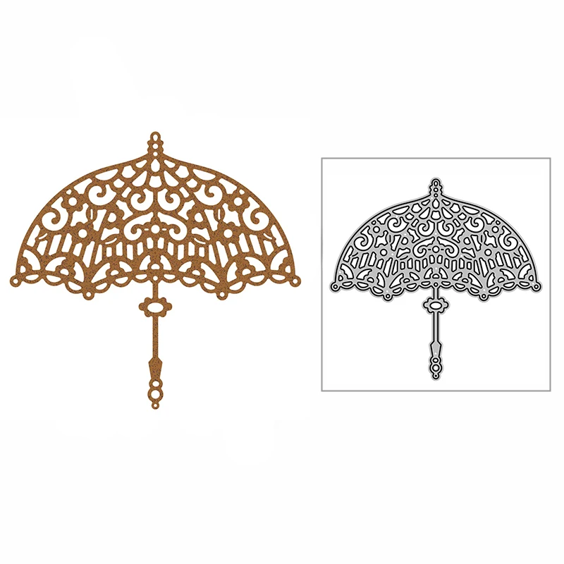

New 2021 Valentine's Day Stylish Umbrella Metal Cutting Dies for DIY Card Making and Scrapbooking Embossing Paper Craft No Stamp