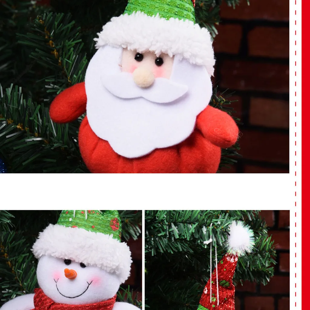 Детская кукла снеговик Рождественская елка кулон декоративная украшения лося