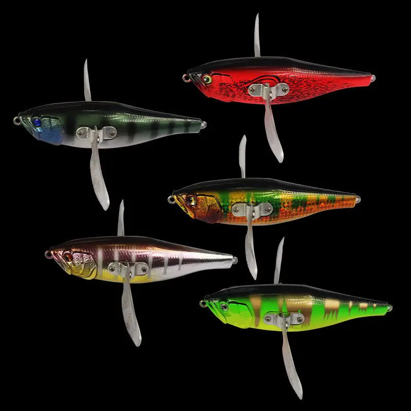 

Но 120 мм 30 г Поппер плавающие алюминиевые крылья рыболовные приманки качели со стальными шариками гусеничные приманки товары для окуня рыбо...