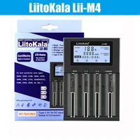 liitokala lii m4 lii s2 lii s4 lii s8 lii 202 lii 402 18650 charger for 18350 26650 10440 14500 16340 nimh battery smart charger