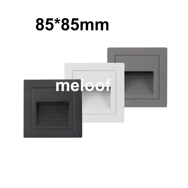 Встраиваемая настенная светодиодная лампа углубленный водонепроницаемый