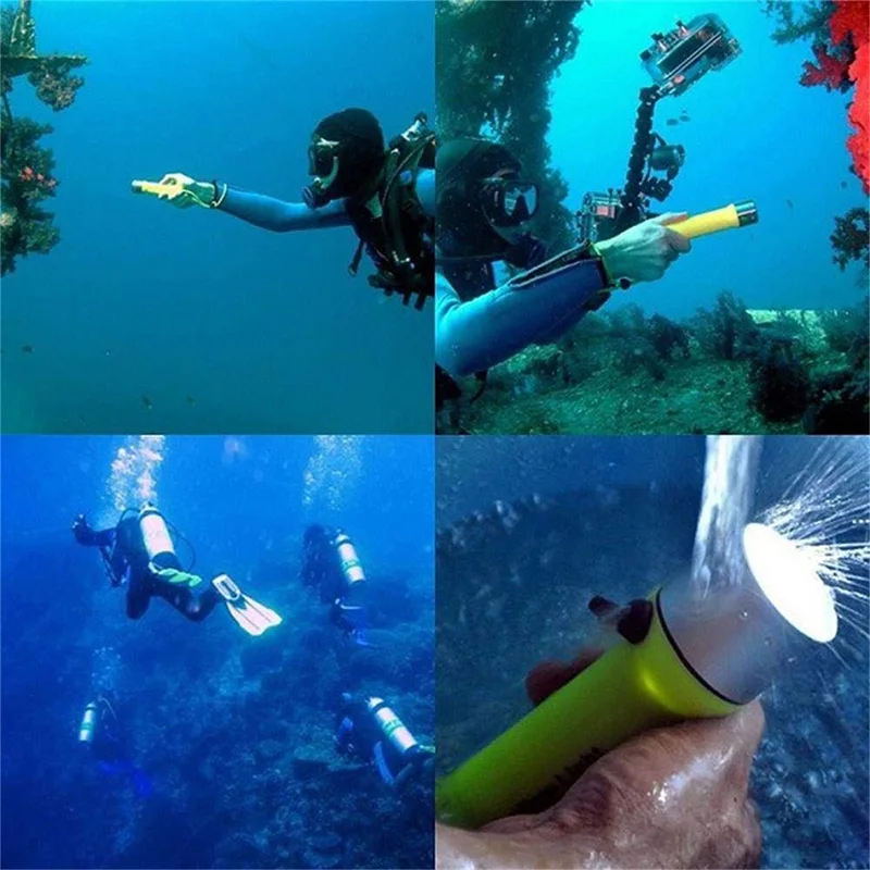 Водонепроницаемый светодиодный фонарик для дайвинга T20 3000 лм|Фонарики и