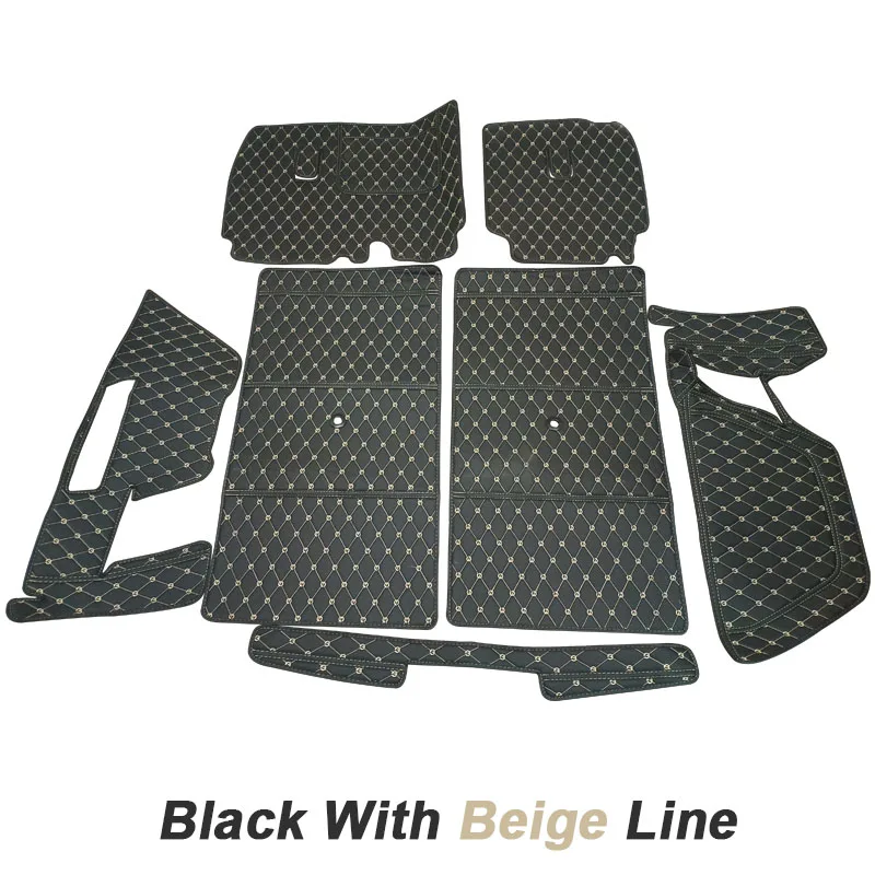 

Car Styling Custom Trunk Mat For Peugeot 5008 2017-Present Leather Auto Cargo Liner Mat Pad Auto Internal Accessories