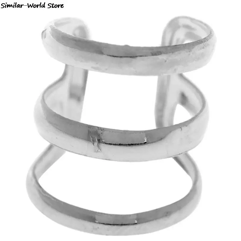 2 шт. = 1 пара новинка панк-рок клипсы для ушей манжеты серьги без пирсинга золотые