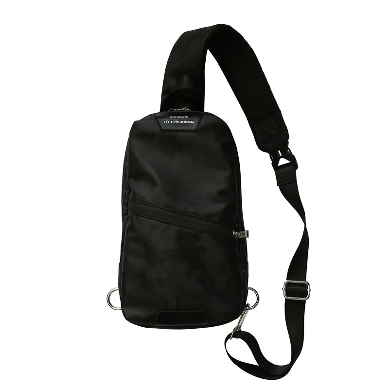 Weysfor Men's Bag Messenger Bag Male Waterproof Nylon Camouflage Satchel Over the Shoulder Crossbody Bags Handbag Mini Briefcase