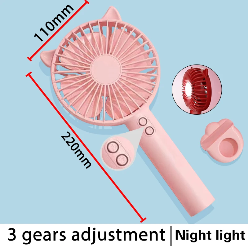 Портативный ручной мини вентилятор с зарядкой от USB|Вентиляторы| |