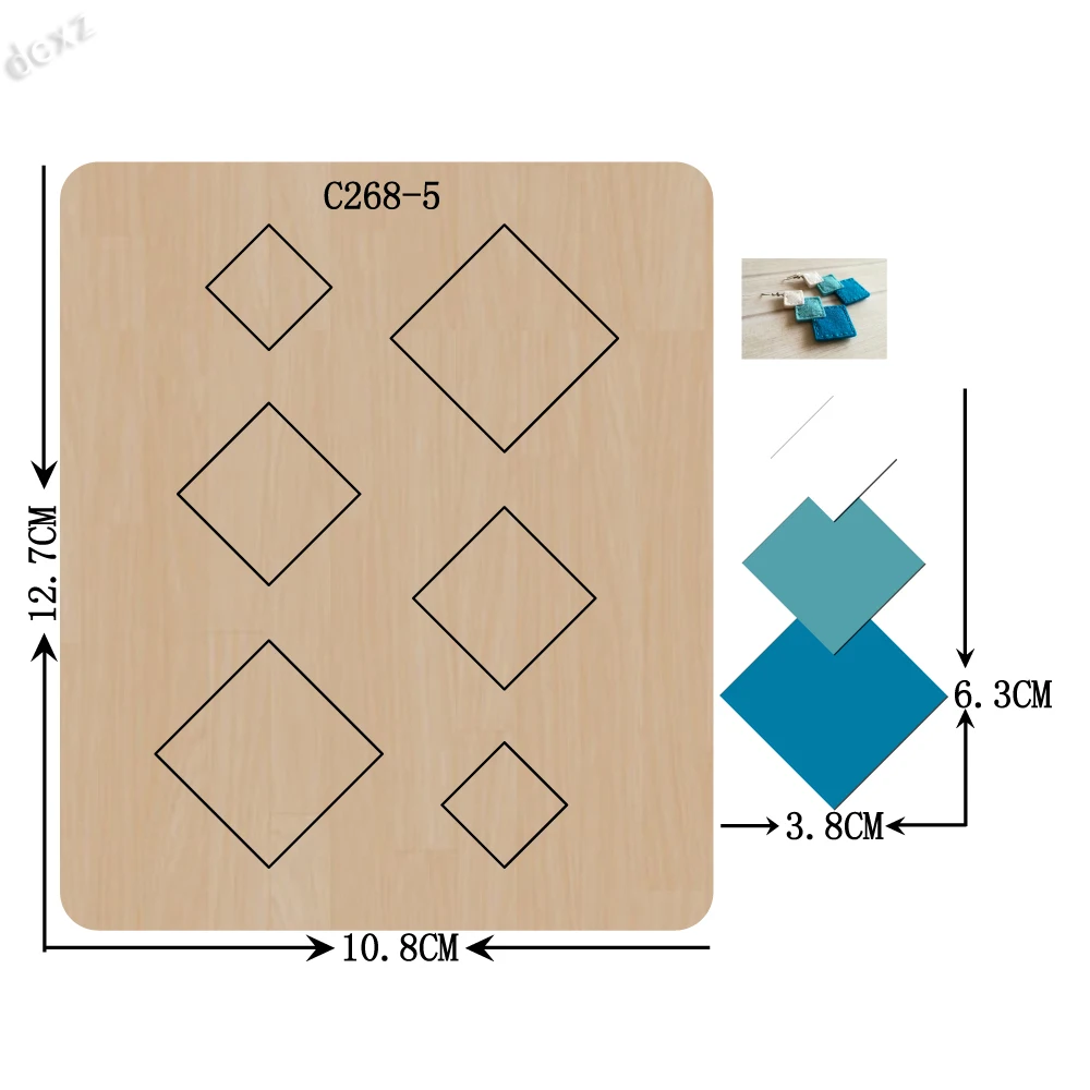 Новые кулоны деревянные штампы для скрапбукинга режущие обычных высекальных