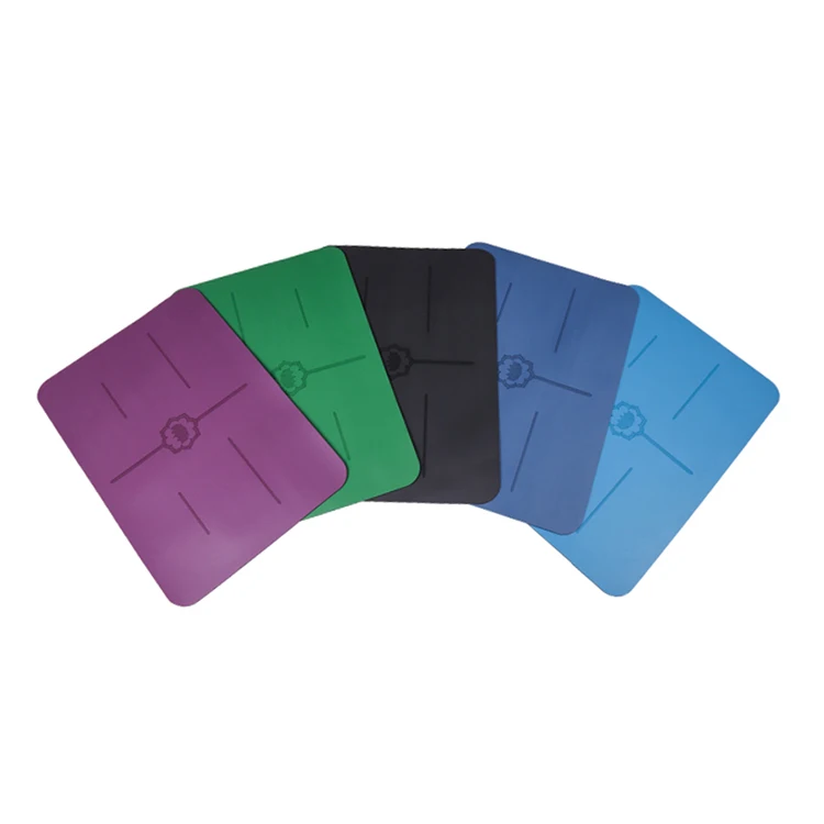 

60*40cm Mini PU+RB Yoga Mat Thick Bag Esteras Tapis Fitness Mat Sport Gym Mat Pranamat Workou Tapete Exercise Acupressure 5MM