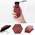 Карманный мини-зонт, складные Солнцезащитные Зонтики, зонтик от солнца, складной маленький зонтик карамельных цветов, снаряжение от дождя для путешествий и дождя, 2020