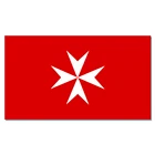 Флаг рыцаря Мальты x 90 см баннер 3x5 футов 100D полиэстер латунные кольца