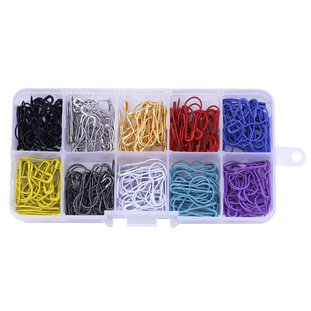 300 шт./лот защитные булавки для одежды 10 цветов булавка бирка аксессуары