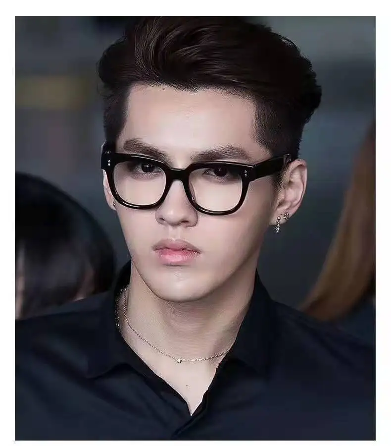 LuckTime чистая красная оправа для очков с защитой от синего цвета унисекс