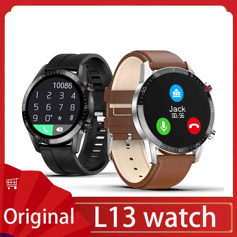 

L13 Smart Watch GT05 Men ECG+PPG Waterproof Bluetooth Call Blood Pressure Fashion Wristbands Bracelet Fitness SmartWatch