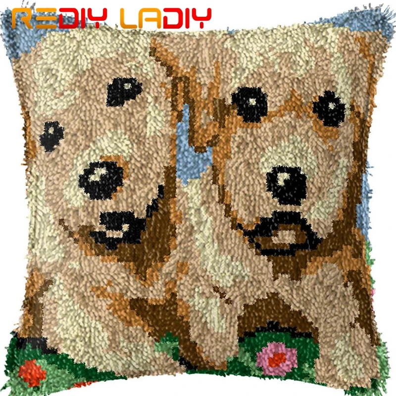 Набор крючков с защелкой Сделайте свою собственную подушку животные щенки