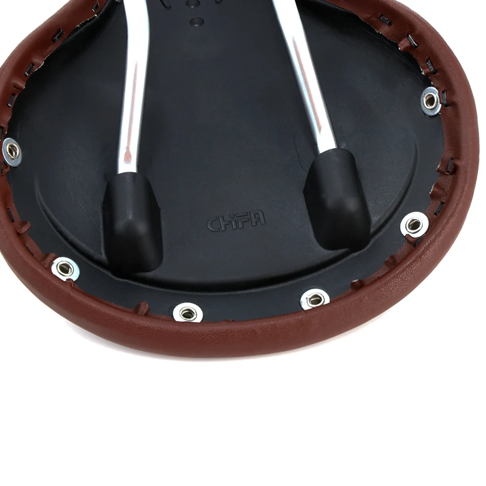 Велосипедное седло ROCKBROS мягкое переднее из ПВХ кожи в ностальгическом стиле с