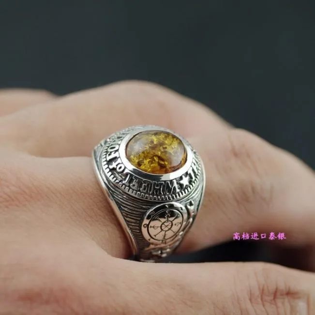 Gv-lucky tarot thai Real 925 серебряное кольцо